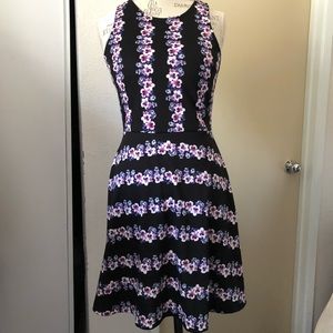 H&M Floral Stripe Dress